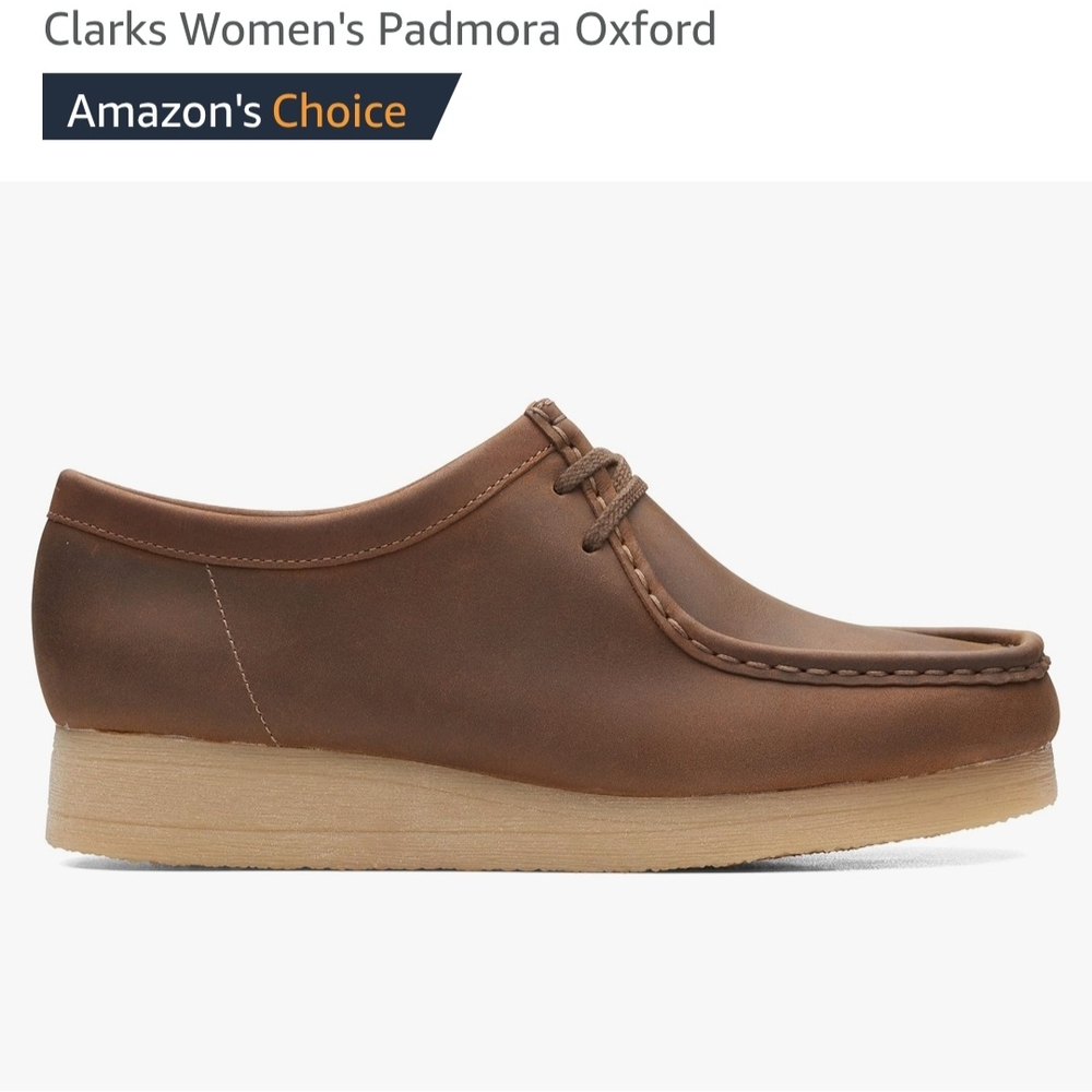 Clarks Women's Brown Padmora Oxford Shoes